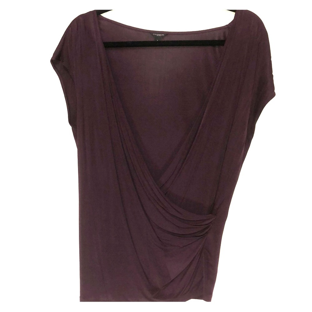 Ann Taylor faux wrap blouse